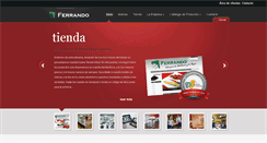 Desktop Screenshot of cafesferrando.com